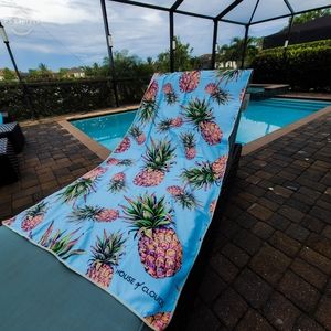 Beach Towel House of Clouds Microfiber Pineapple quick dry pool boat swim va…
